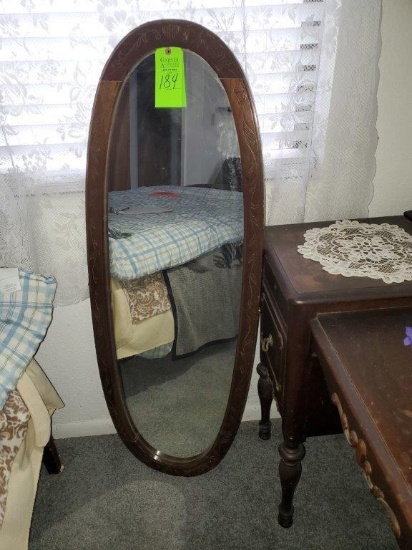 Mirror with Wood Frame