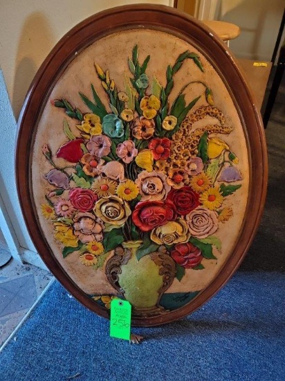 Plaster Floral Art