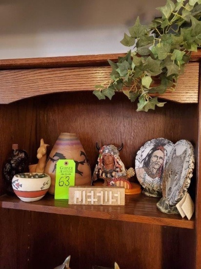 Contents of Top Middle Shelf in Bookcase