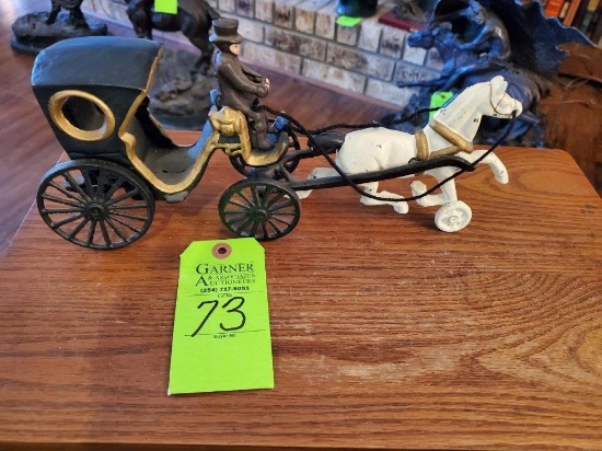 Cast Iron Horse & Buggy
