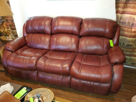 Leather Reclining Couch