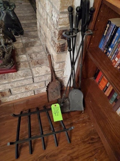 Fire Place Utensils & Grate