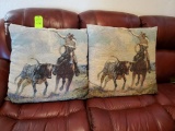 2 Cowboy Pillows