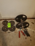 Dumbbell, Weights, & Hand Trainer