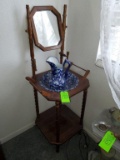 Washstand with Pitcher & Bowl