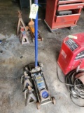 Kobalt 3 Ton Garage Jack & 2 Jack Stands