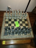 Large Ornate Chess Set