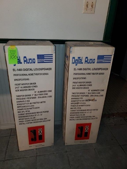 2- SL-1400 Digital Loudspeakers