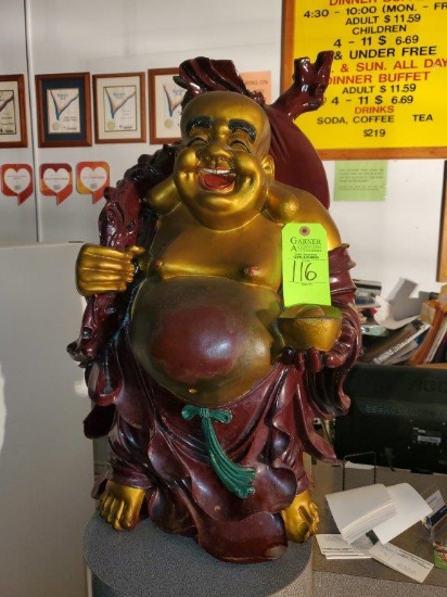 Laughing Buda with Bag Statue
