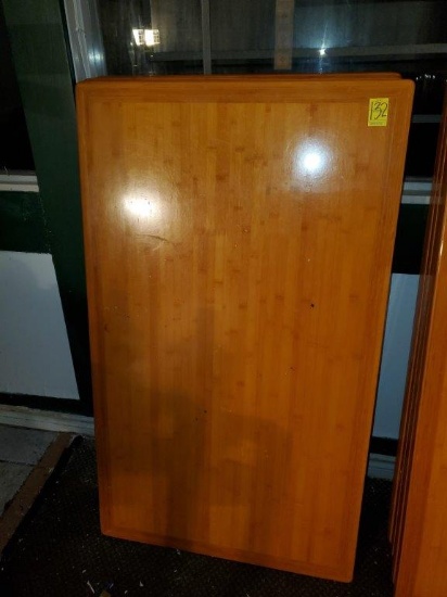 6 Wood Tables with Pedestals
