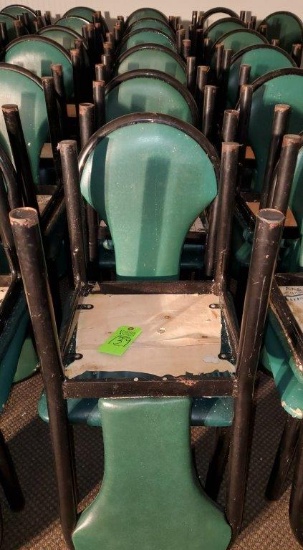 12 Green Dining Chairs