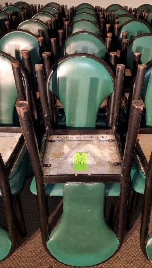 12 Green Dining Chairs