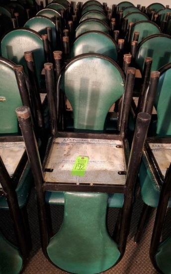 12 Green Dining Chairs