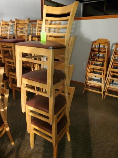 4 Wood Dining Chairs