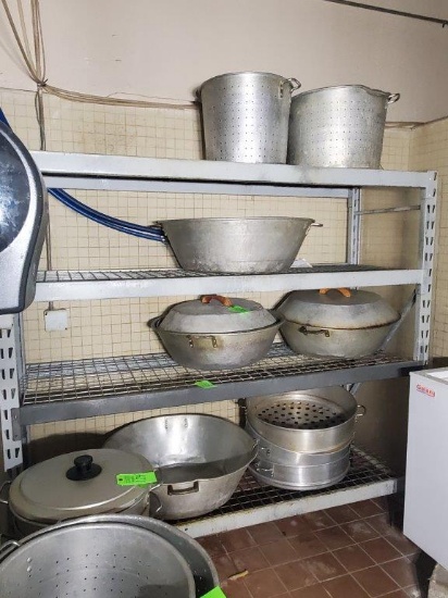 Steel Rack with Wire Shelves
