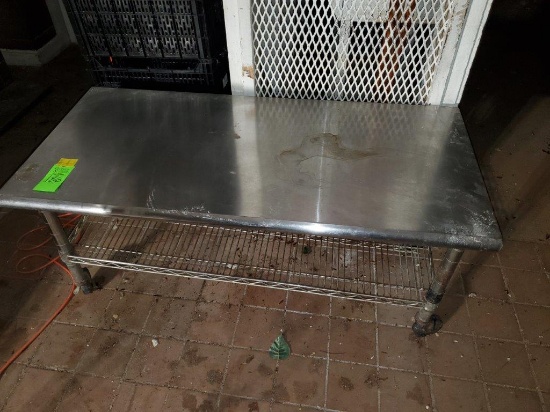 Stainless Steel Rolling Table