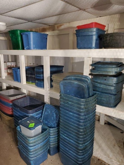 Large Lot of Misc. Totes