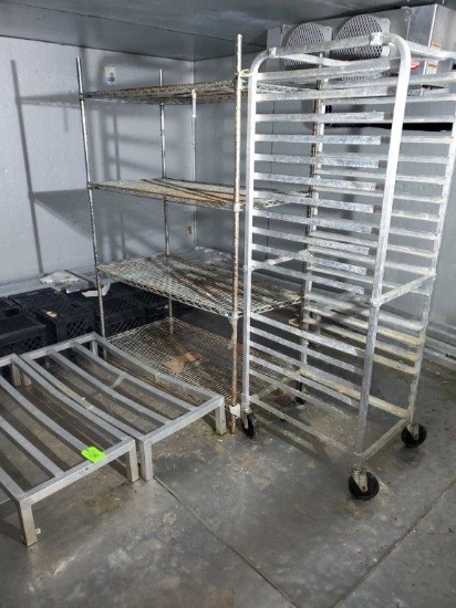 Contents of Walk-in Freezer - Racks & Misc.