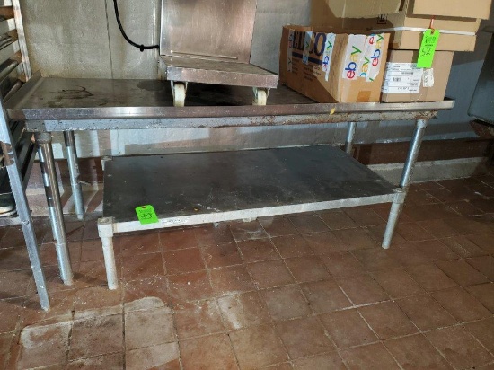 Stainless Steel Table & Aluminum Rack