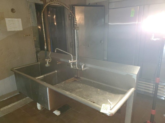 Stainless Steel 2 Compartment Left Sink