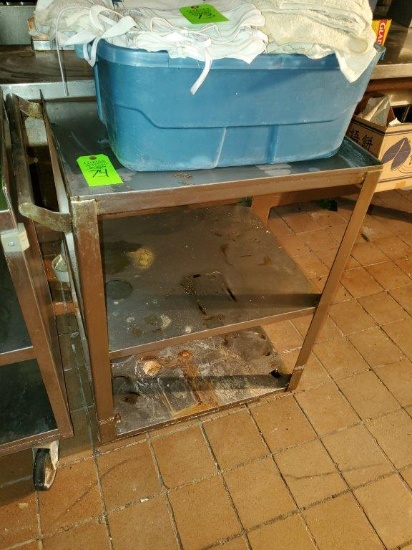 Stainless Steel Rolling Cart