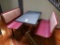 Laminate Contour Wall Booth with Padded Back