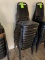 10 Stackable Chairs with Padded Seats