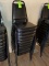 10 Stackable Chairs with Padded Seats