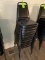 10 Stackable Chairs with Padded Seats