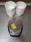 8 Glass Ice Cream Bowls & Taylor Digital Scale