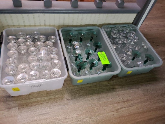 3 Totes Margarita & Wine Glasses
