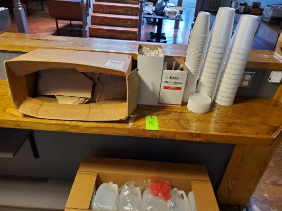 To Go Containers- Cups, Straws, Drink Carriers, Gallon Jogs