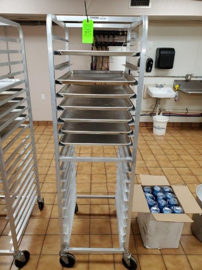 Sheet Pan Rack on Wheels