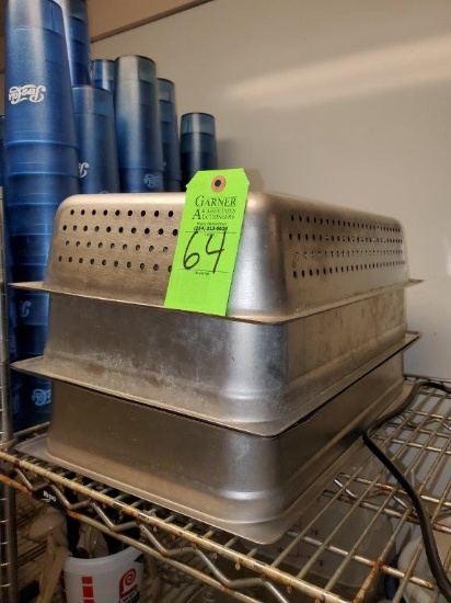 4 Large Steam Pans