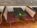 Laminate Contour Wall Booth with Padded Back