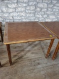 Wood Square Table 4'