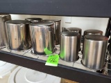 9 Stainless Steel Utensil Holders - Misc. Sizes