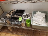 Large Lot of Silverware, Some Wrapped in Plastic & Utensil Holders