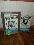 Venue Posters - Hank Williams & Patsy Cline