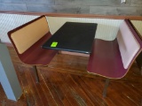 Laminate Contour Wall Booth with Padded Back