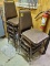 11 Metal Padded Chairs
