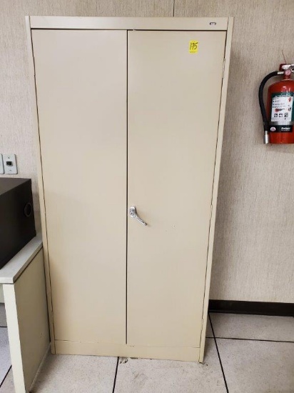 Metal Cabinet 3'W x 6'H x 18"D