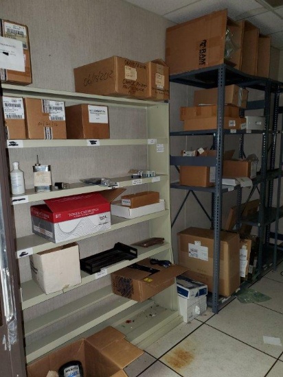 Contents of 2 Racks - Toner & Misc.
