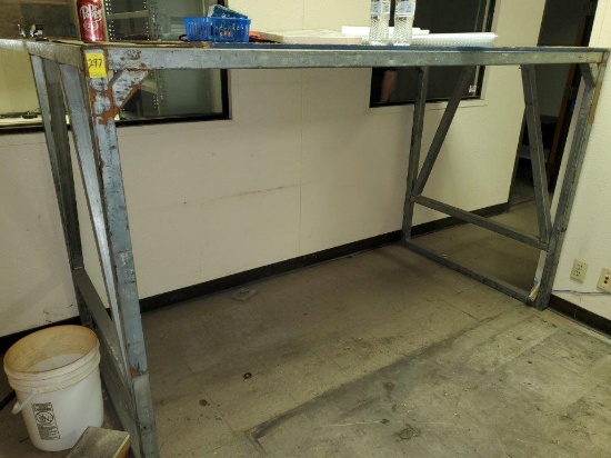 Metal Pallet Rack - Approx. 7'8"L x 3'10"W x 4'8"H