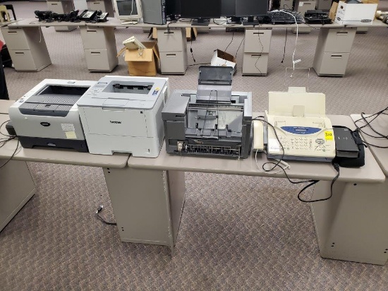 3 Printers, Scanner & Fax Machine