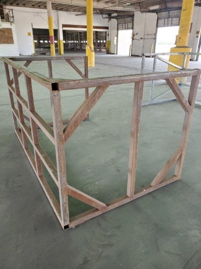 Metal Pallet Racks - Approx. 7'8"L x 3'10"W x 4'8"H