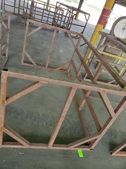 Metal Pallet Racks - Approx. 7'8"L x 3'10"W x 4'8"H