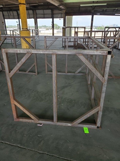 Metal Pallet Racks - Approx. 7'8"L x 3'10"W x 4'8"H