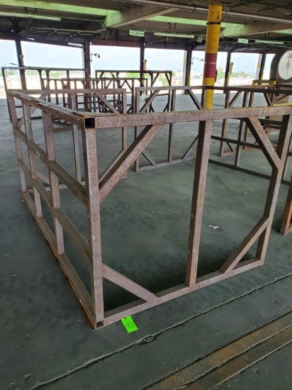Metal Pallet Racks - Approx. 7'8"L x 3'10"W x 4'8"H