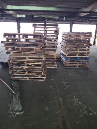 Lot of Wood Pallets